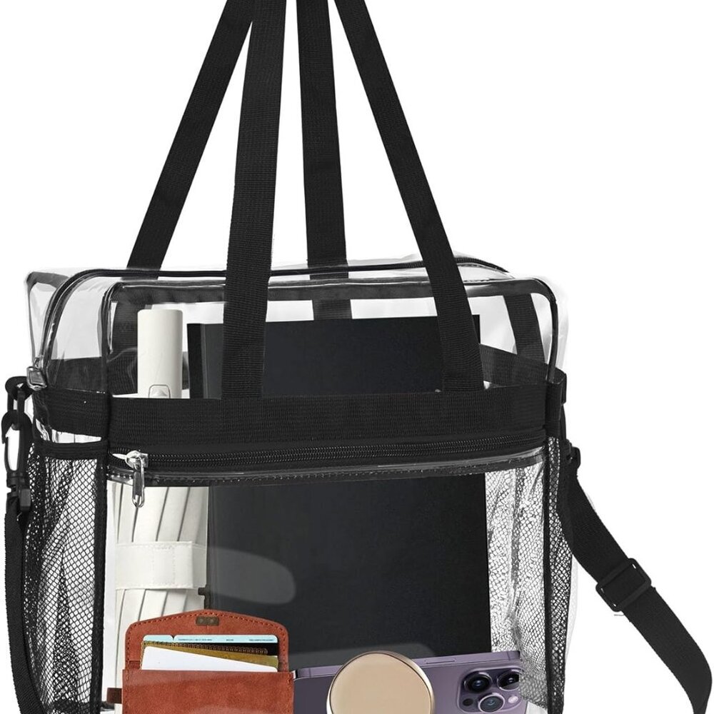 Elegant Clearpurse for Men & Women - Perfect for Stadium Events & Concerts